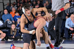 Sophomore Aaron Nagao, ranked No. 4 at 133, met Isaac Thornton. 
