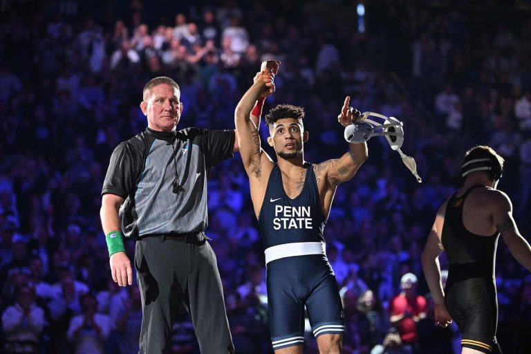 Penn State Wrestling Takes Down Visiting Iowa 23-14 in Sold Out BJC Dual