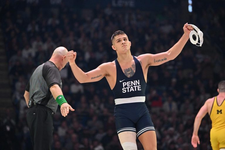 Nittany Lion Wrestlers Dominate Michigan 30-8 in Sold Out BJC Dual