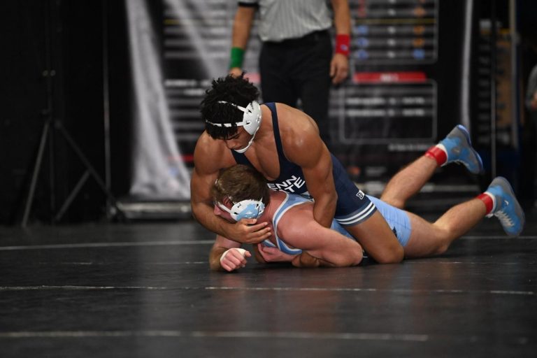 Nittany Lion Wrestlers Dominate North Carolina 37-3 at Collegiate Duals