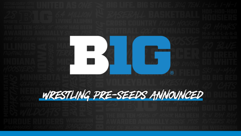 Big Ten Wrestling Pre-Seeds Announced