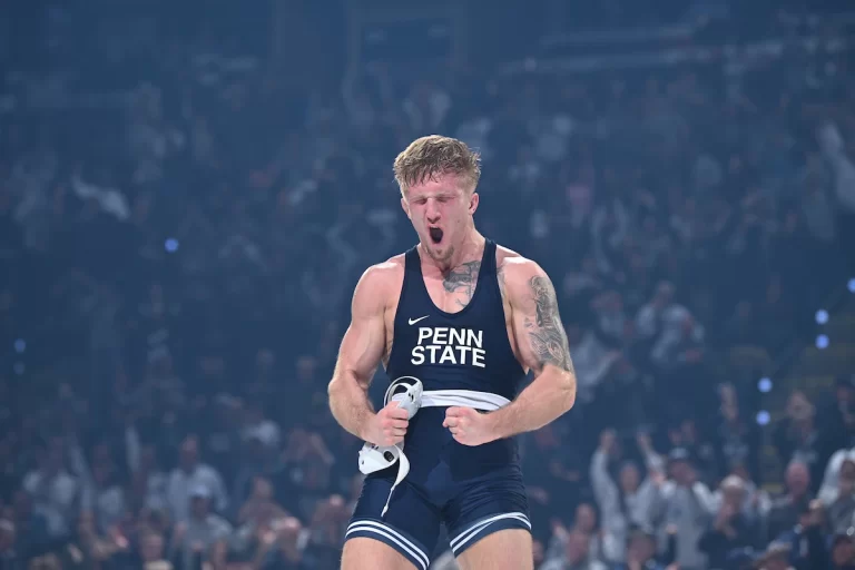 Nittany Lion Wrestling Shuts Out Michigan 39-0 in BJC Dual