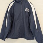 Navy/white fleece lined jacket