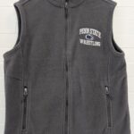 Grey fleece vest
