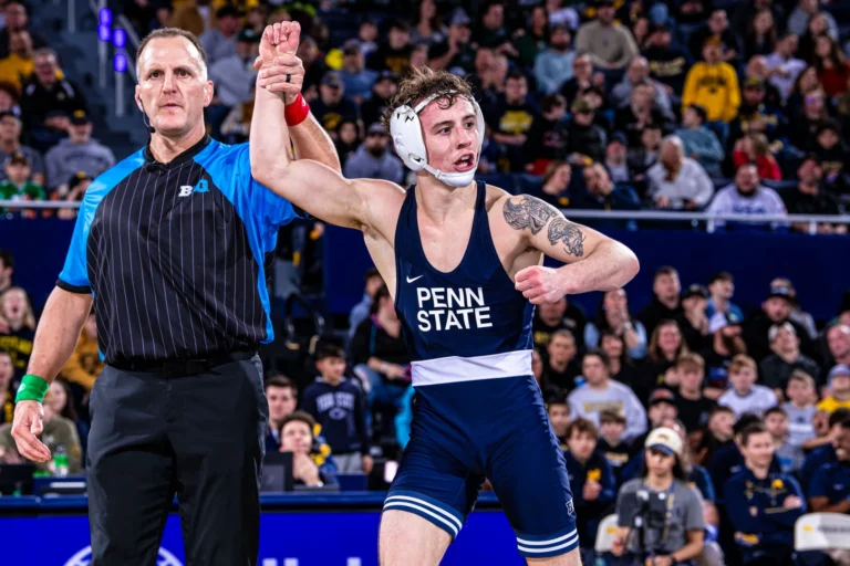 Nittany Lion Wrestling Dominates Michigan 38-3 in Ann Arbor