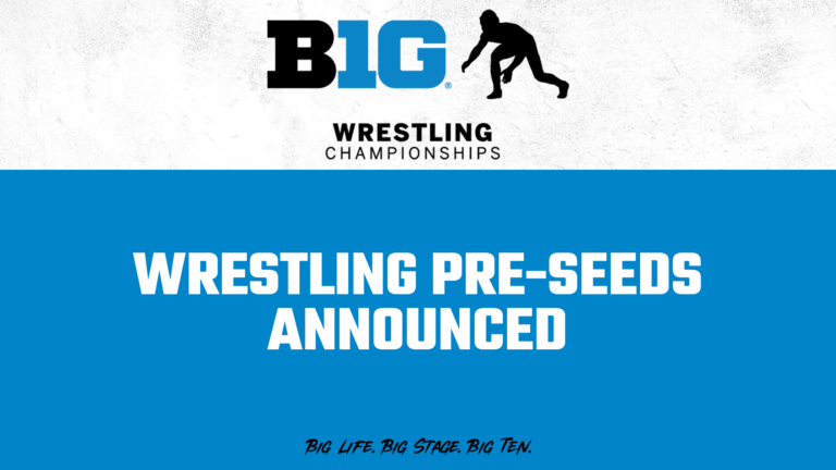 Big Ten Wrestling Pre-Seeds Announced