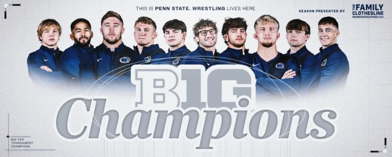 Nittany Lion Wrestlers Crown Seven Champions to Claim to 2026 Big Ten Wrestling Championship